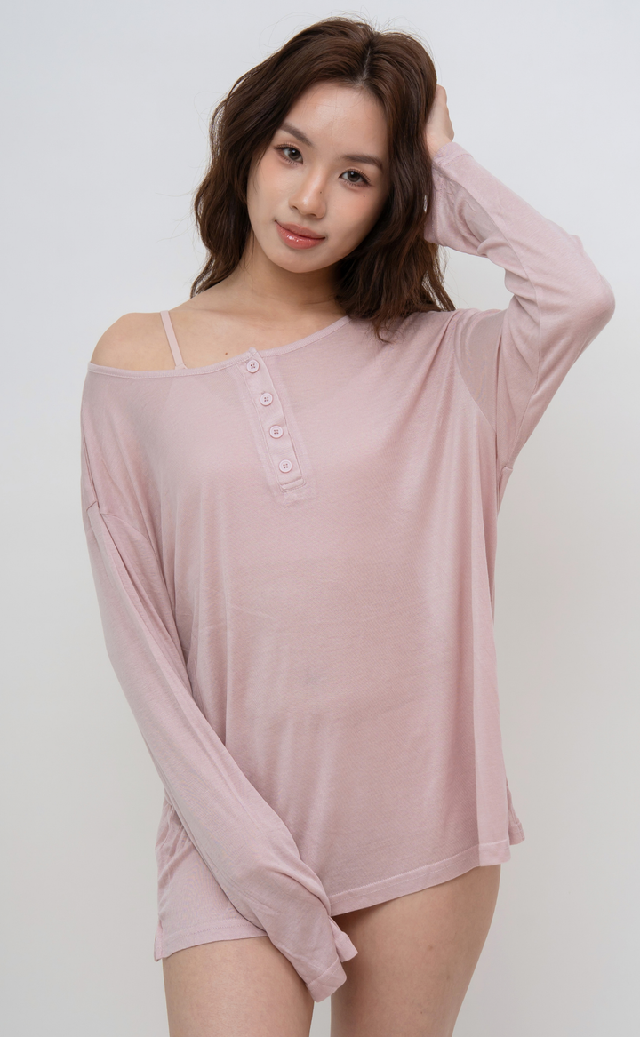 Bree Tee • Sheer Oversized Tee