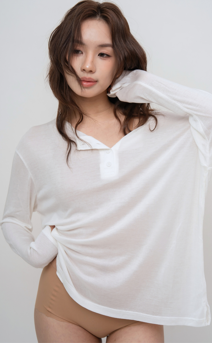 Bree Tee • Sheer Oversized Tee