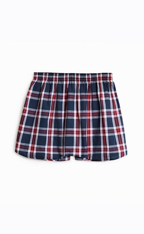 Checkered Control • Woven Knit Boxer - Celessa Soft Clothing