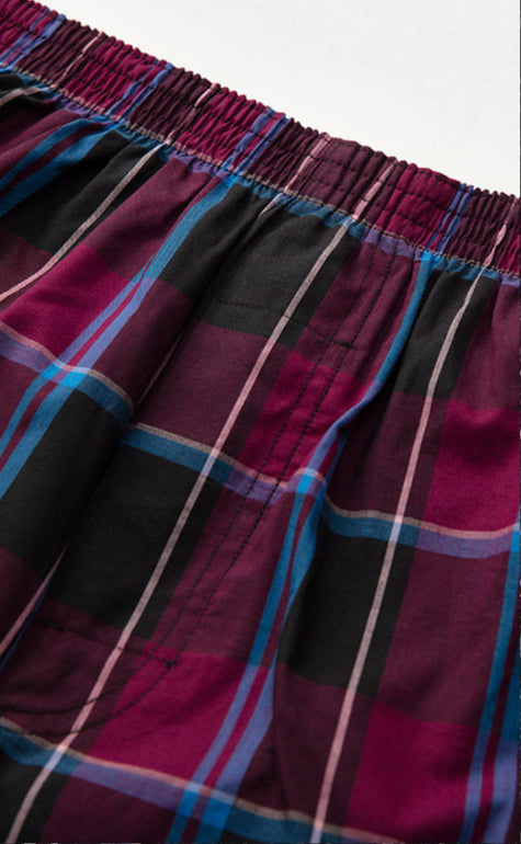 Checkered Control • Woven Knit Boxer - Celessa Soft Clothing