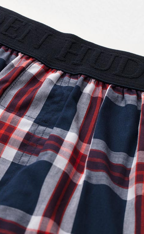 Checkered Control • Waistband Woven Knit Boxer - Celessa Soft Clothing