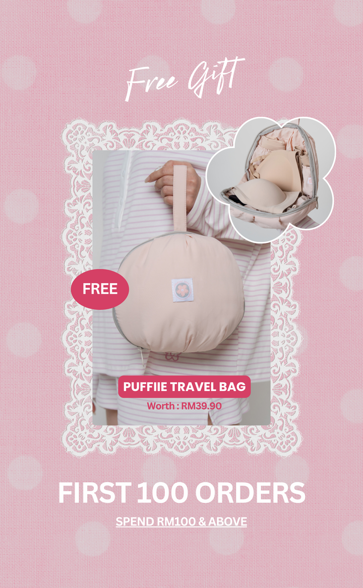 [FREE] Puffie • Multiway Pillow-Soft Travel Bag