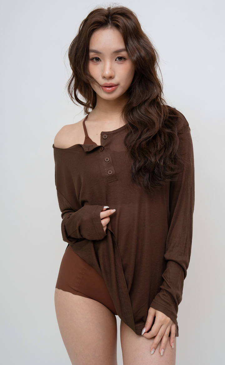 Bree Tee • Sheer Oversized Tee