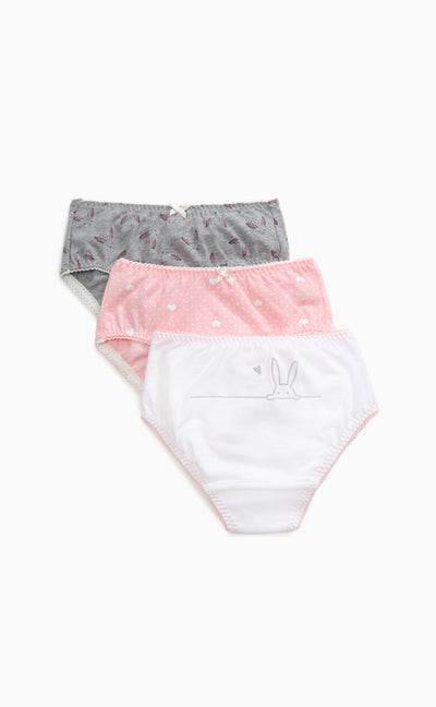 Animal Park • Picot Elastic Panty-3pcs Set - Celessa Soft Clothing