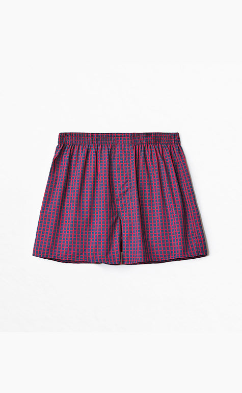 Checkered Control • Woven Cotton Knit Boxer - Celessa Soft Clothing