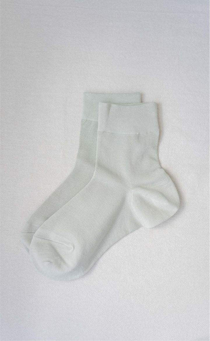 Pure •  Women Crew Socks (Mint Green)