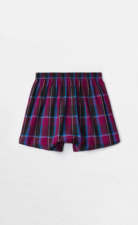 Pro Checkered • Woven Cotton Knit Boxer - Celessa Soft Clothing