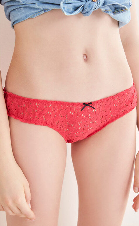 Retro Royal Court • Bloomer Lace Low Rise Panty - Celessa Soft Clothing