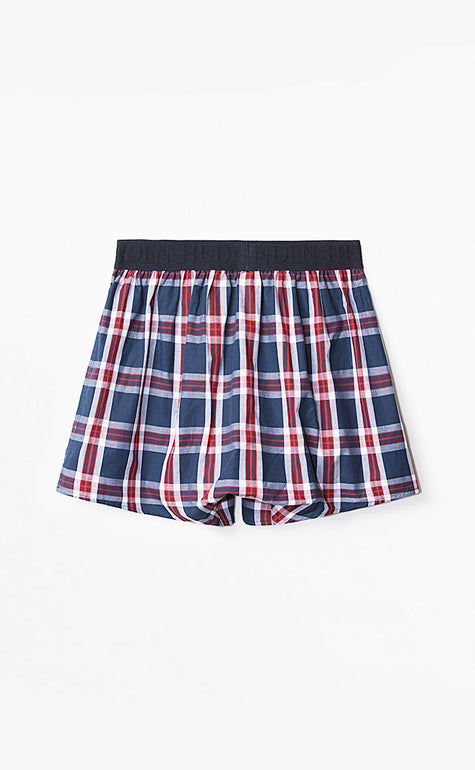 Checkered Control • Waistband Woven Knit Boxer - Celessa Soft Clothing