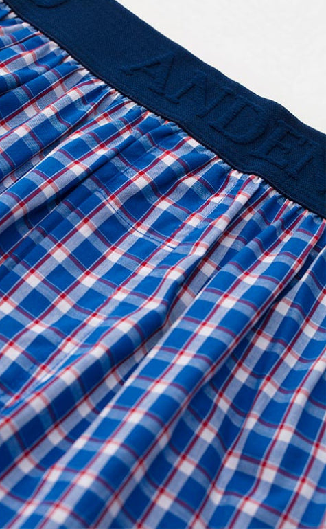Checkered Control • Waistband Woven Knit Boxer - Celessa Soft Clothing