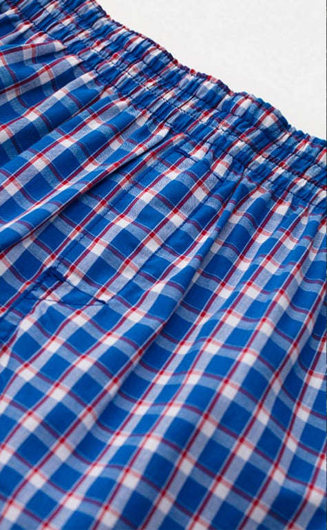 Checkered Control • Woven Cotton Knit Boxer - Celessa Soft Clothing