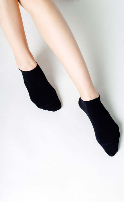 Pure •  Women Low Cut Ankle Socks (Black)