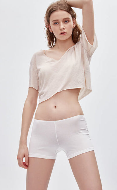 KEEP SAFETY • Cotton Safety Panty (White) - Celessa Soft Clothing
