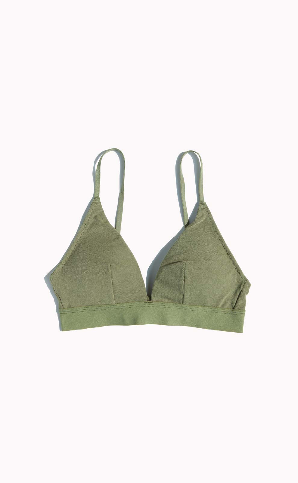 Summer Dairy • Modal Bralette (Army Green) – Celessa Soft Clothing
