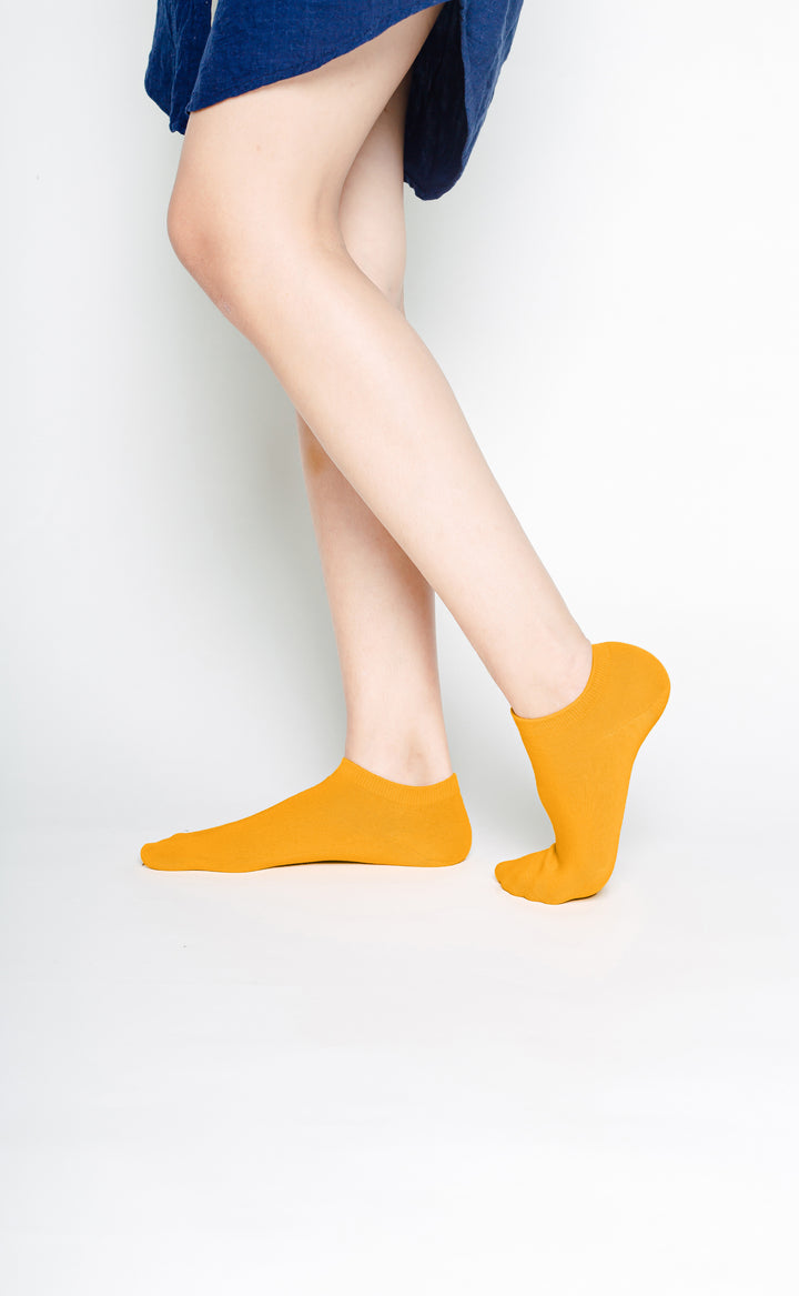 Pure •  Women Low Cut Ankle Socks (Mustard)
